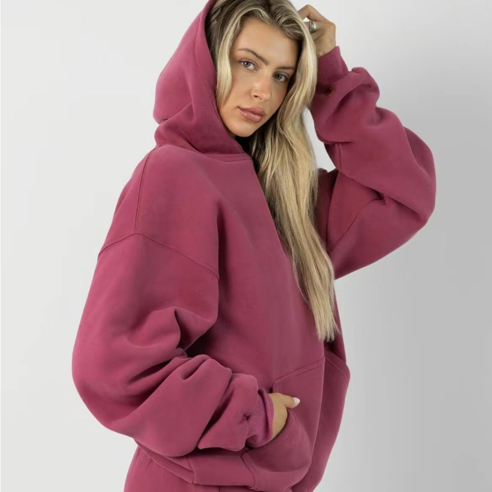 BRAND NEW Comfort clothing hoodie limited edition berry color!